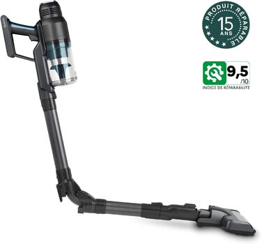 Акумуляторний пилосос H.Koenig PowerFlex+ 2-в-1 UPX26, складаний, безмішковий, до 40 хв, 220 Вт, 3 режими, легкий, ергономічний