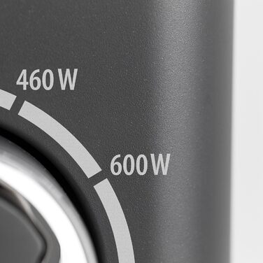 Мікрохвильова піч CASO M20 Ecostyle, 20 л, 700 Вт, антрацит, легке керування, діаметр піддону 24,5 см