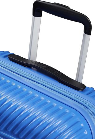 Дорожня валіза American Tourister Mickey Clouds Spinner S, розширювана, 55 см, 38/45 л, синя (Mickey Tranquil Blue), ручна поклажа