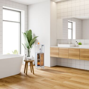 Шафка для ванної кімнати Relaxdays з 3 відділеннями