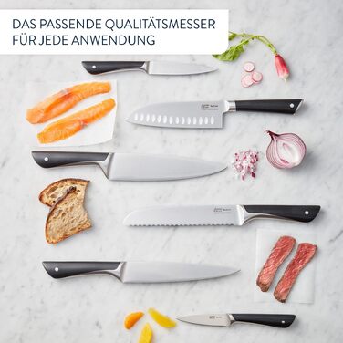 Набір кухонних ножів з підставкою Jamie Oliver by Tefal (5 предметів), сталь, акація, коричневий, K267S556