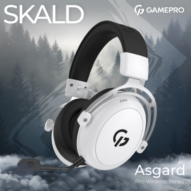 Бездротова ігрова гарнітура GamePro Asgard Skald (HSW160W)