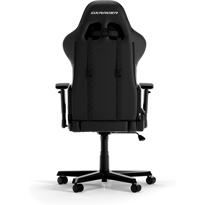 Ігрове крісло DXRacer Formula L чорне, штучна шкіра, оригінал