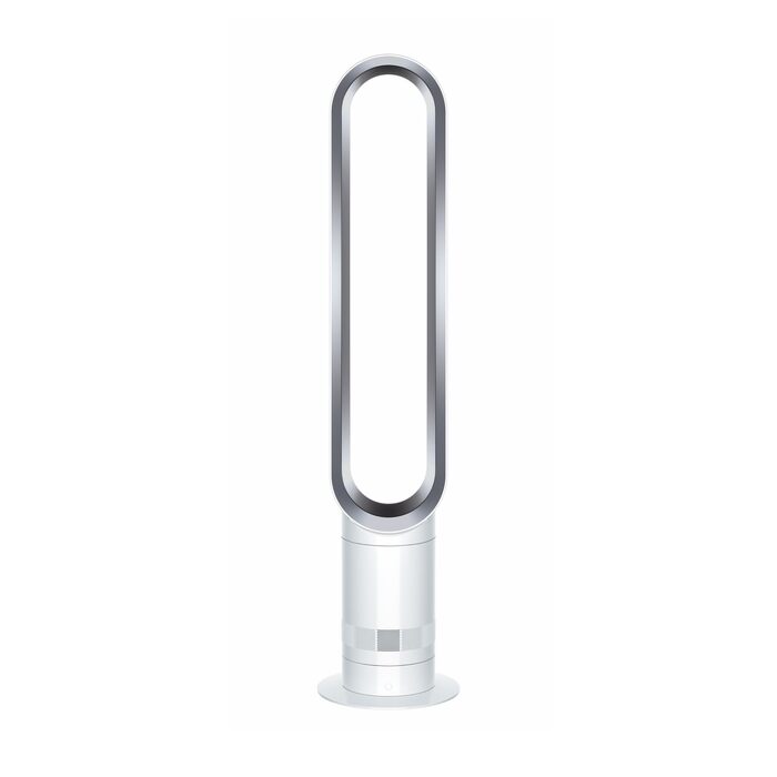 Вентилятор без лопатей Dyson Cool AM07: Потужний, тихий, з пультом, 10 швидкостей, поворот 70° для великих приміщень