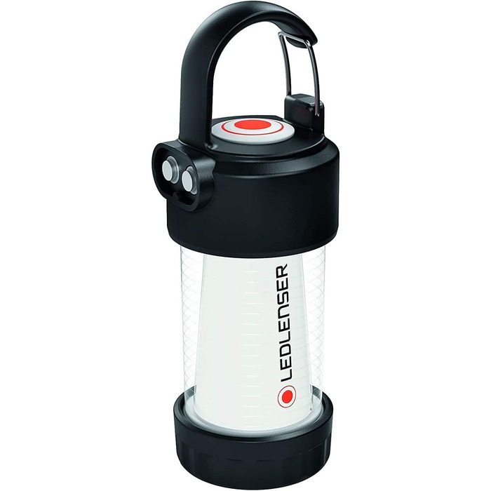 Ліхтар Ledlenser ML4 Warm Light LED, акумуляторний, 300 люмен, до 40 годин, червоне світло, карабін, для кемпінгу та вулиці