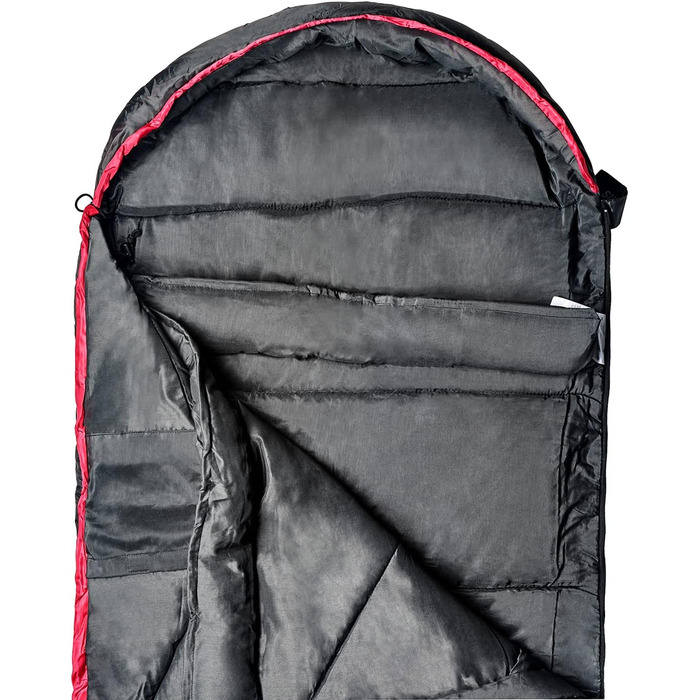 Дитячий спальний мішок BLACK CREVICE, 165 см, водонепроникний, дихаючий, для кемпінгу, з чохлом, рожевий