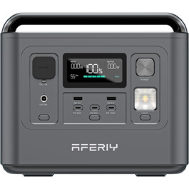 Портативна електростанція AFERIY, ємність 512 Wh, номінальна потужність 230 W