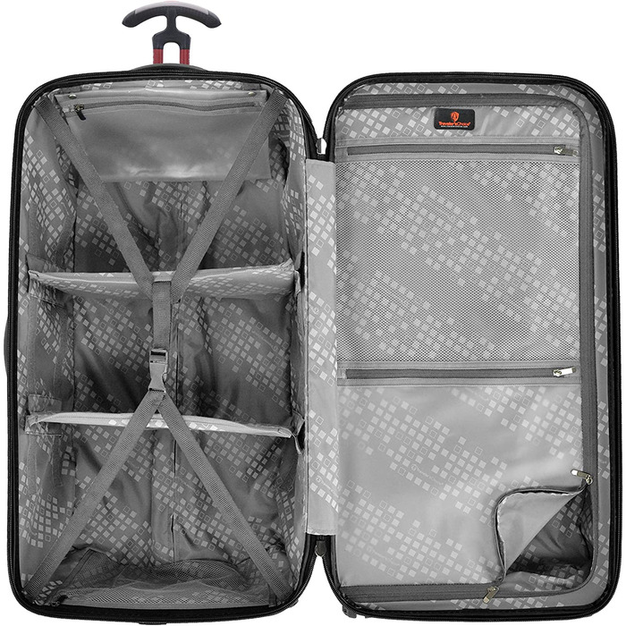 Валіза на колесах Traveler's Choice Maxporter II 30'' з полікарбонату, жорсткий корпус, темно-зелена