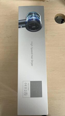 AXCEED Фен для волосся 1600 Вт з безщітковим мотором, негативною іонізацією, швидке сушіння, професійний фен для жінок і чоловіків, сірий