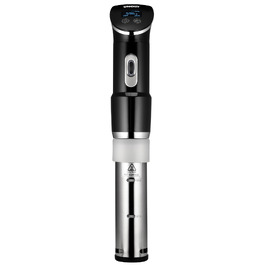 Unold 58915 Sous Vide Stick Time – Погружний су-від для приготування їжі, 1300 Вт, нержавіюча сталь, для каструль від 18 см, точність 0.2°C, до 95°C, 20л