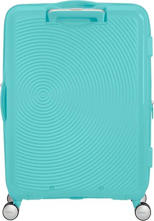 Валіза American Tourister Soundbox розширювана 67 см, 71.5/81 л, синя, TSA замок, на 4 колесах