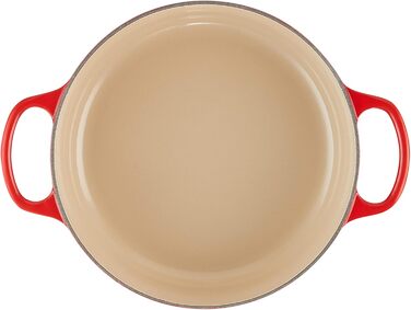 Гусятниця Le Creuset з чавуну, 24 см, вишнева, преміум якість