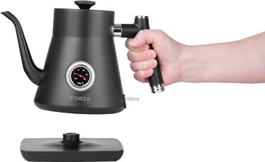 Кавоварка ECG Forza 5000 Pour Over, 1200 Вт, 0,8 л, чорна