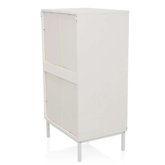 Буфет / комод BJORDAL 55x40x100 см 5 шухляд білий hjh LIVING