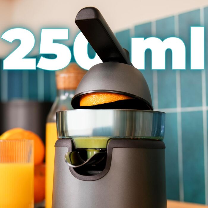 Citruspresse електрична Cecotec EssentialVita Hyden 120 Hybrid для апельсинів та цитрусових, 120 Вт, пластиковий важіль