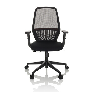 Офісне крісло / Поворотне крісло CARLOW I Mesh / Тканина Black hjh OFFICE
