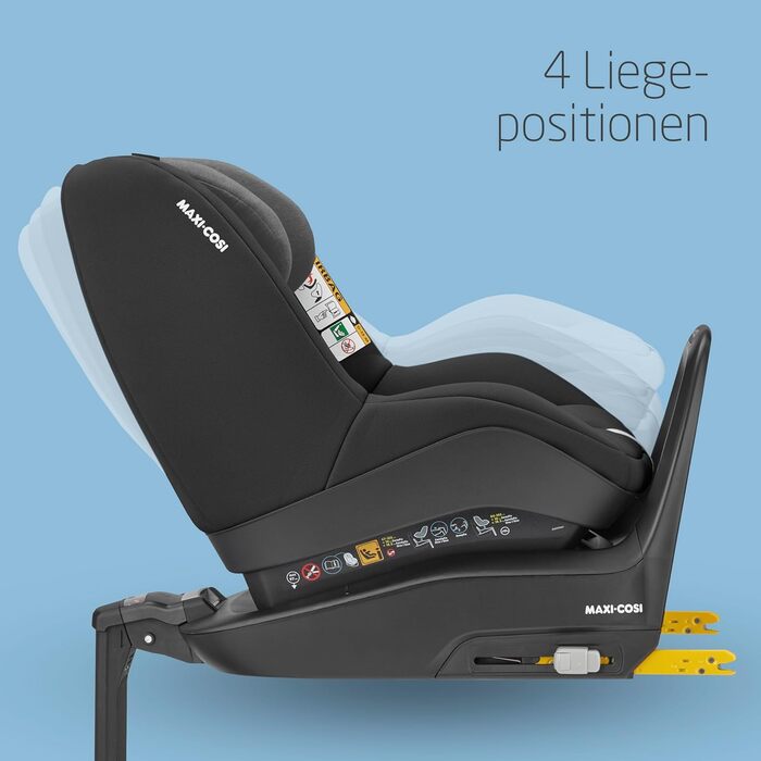 Дитяче автокрісло Maxi-Cosi Pearl Smart i-Size, для дітей 6 міс-4 роки, 9-18 кг, 67-105 см, встановлення вперед/назад, чорний