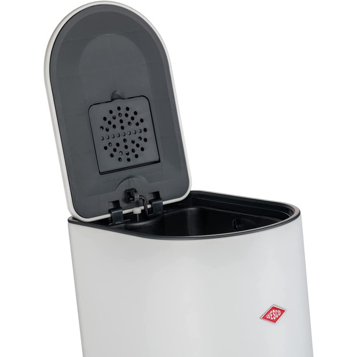 Смітник Wesco Step Boy, 9 л, чорний матовий, металевий, з педаллю