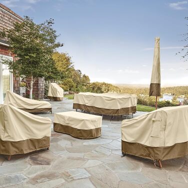 Чохол для гриля Classic Accessories Veranda, водонепроникний, для малих BBQ-грилів, 97x56x112 см, колір Pebble/Bark/Earth