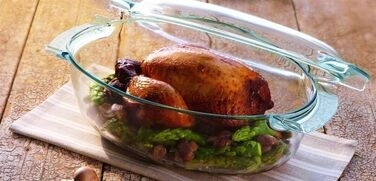 Жароміцна форма для запікання Pyrex Classic 5,8 л 38x23 см, скляна
