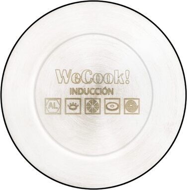 Кавоварка WECOOK! для еспресо на 9 чашок, індукційна, з алюмінію та нержавіючої сталі, чорна, з клапаном безпеки, підходить для індукції та склокераміки