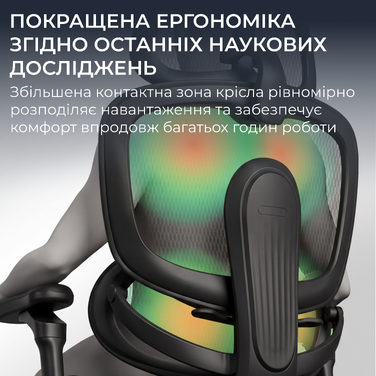 Крісло офісне Sihoo C300 LITE V2 Black