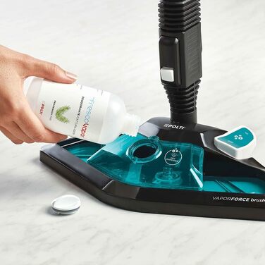 Парогенератор POLTI Vaporetto Smart 100 T 4 бар, 2 л, антивірусний, білий/бірюзовий, 110 г/хв, 9 насадок