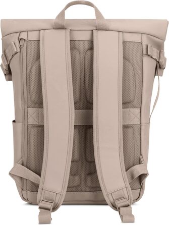 Рюкзак Johnny Urban Henry роллтоп з відділенням для ноутбука, водостійкий, 15 л, для жінок і чоловіків, бежевий, для університету, роботи