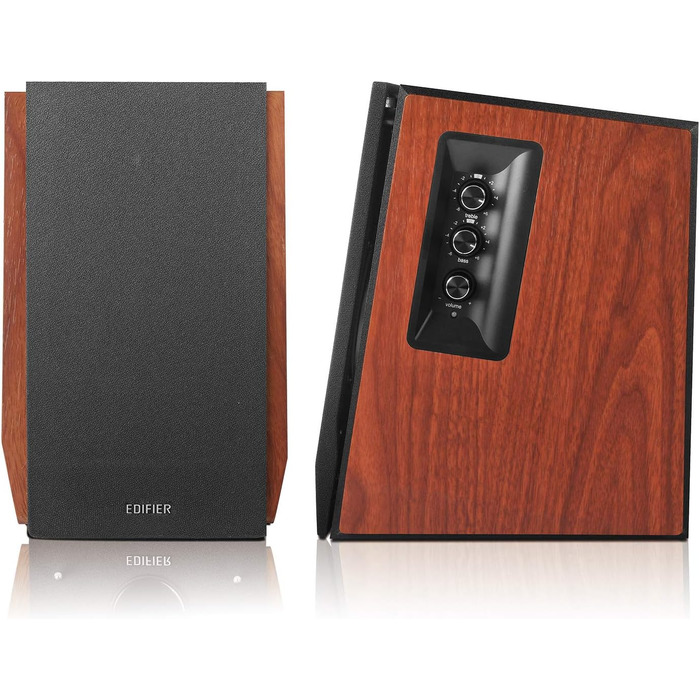 Edifier R1700BTs - Активні Bluetooth колонки 2.0 з сабвуфером, 66 Вт, коричневі, дерев'яний корпус