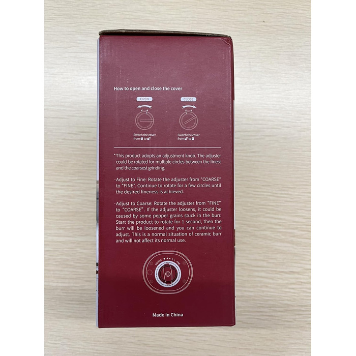Електрична млинниця для солі та перцю Viitech 2-в-1, USB, регульоване помел, LED підсвітка, набір електричних млинів для спецій