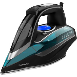 Парова праска Cecotec Fast&Furious 6060 Ultra, 3100 Вт, анодована підошва, автоматична подача води, авто-відключення, постійна пара 75 г/хв, сенсорне керування, LCD-дисплей