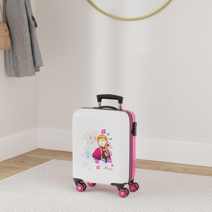 Дитяча ручна поклажа Disney Sparkle Like Magic, 55 см, рожевий кольоровий валіза-кабіна