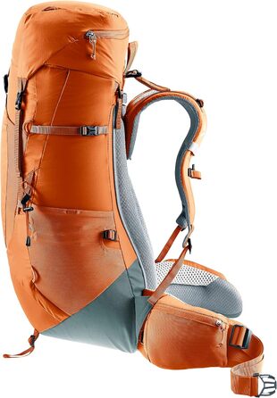 Рюкзак Deuter Aircontact Lite 40+10 л для трекінгу, каштаново-бірюзовий, легкий, одноколірний