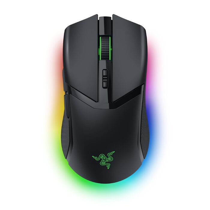 Ігрова миша Razer Cobra (чорна) — легка дротова миша з RGB-підсвіткою Chroma, оптичними перемикачами 3-го покоління та вагою 57 г