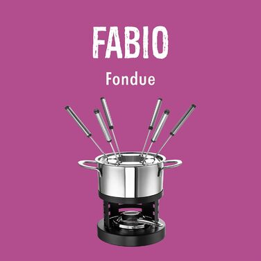 Фондю ROHE Germany Fabio, 16 см, нержавіюча сталь, 2.2 л
