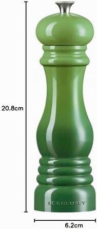 Млинок для спецій Le Creuset з керамічним механізмом, ABS-пластик, колір «пічний червоний», 6.2 x 20.8 см