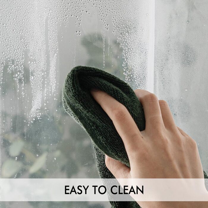 Прозора шторка для душу MIULEE 200x240 см, антигрибкова, водонепроникна, пластикова, з 3 магнітами, швидкосохнуча, з 14 кільцями, для ванної
