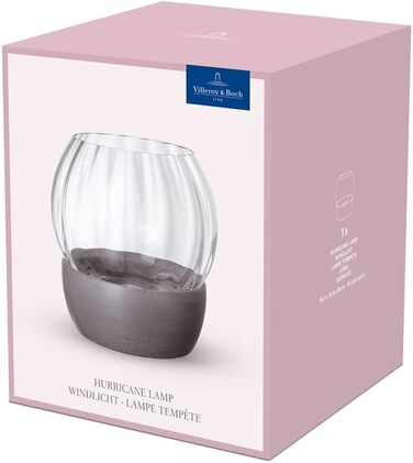 Ваза Villeroy & Boch Rose Garden Rosa 15,5 см для квітів з кришталевого скла - декор для дому, стійка до посудомийної машини