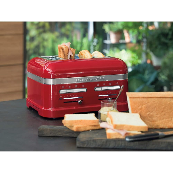 Тостер KitchenAid Artisan 5KMT2204, колір Pebble Palm (30), Liebesapfel Rot - 2 відділення