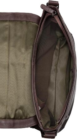 Шкіряна сумка для ноутбука LEABAGS Oxford 15 дюймів з оксфорду та натуральної шкіри для чоловіків та жінок, коричнева (Velvet Brown Rough)