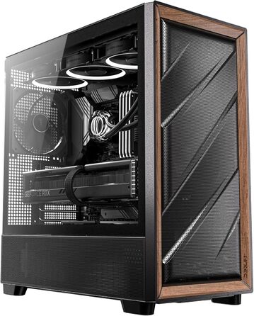 Корпус для ПК Antec Flux Midi Tower чорний, роздрібна версія