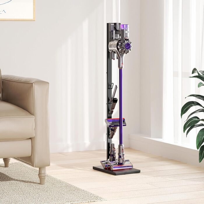 Підставка-органайзер для акумуляторних пилососів Dyson V15, V12 Slim, V11, V10, V8, V7, V6, Detect, Absolute, DC58, DC62, DC74 – тримач для аксесуарів, сумісний з Dyson