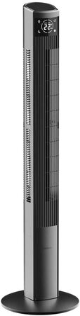 Вентилятор вежний Cecotec EnergySilence 9090 Skyline Ionic 119 см, 45 Вт, з іонізатором, LED сенсорним екраном, пультом ДУ, 3 режими, таймер 12 год, коливання 70°, сірий
