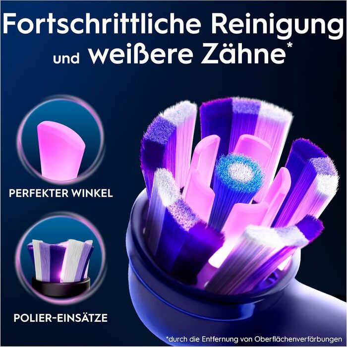 Смінні насадки для електричної зубної щітки Oral-B iO Radiant White (Білий, 8 шт.)