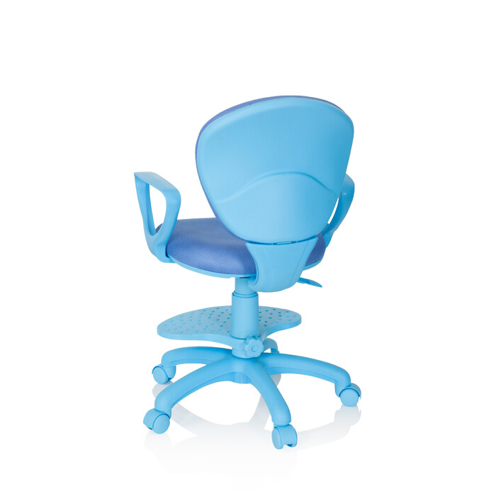 Дитячий стілець / дитячий письмовий стілець KID COLOUR тканина синій hjh OFFICE