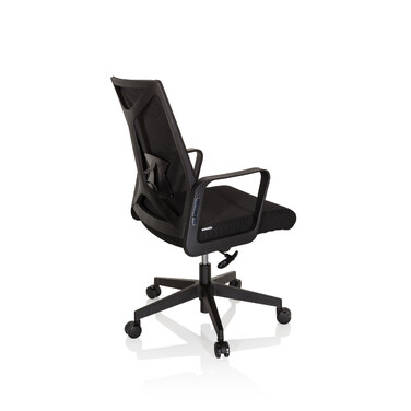 Офісне крісло / поворотне крісло ENCO Mesh Black Foldable hjh OFFICE