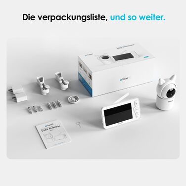 Відеоняня ieGeek з камерою 1080P, Wi-Fi, 5