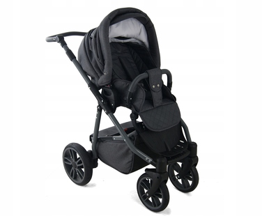 Дитячий візок 2в1 Krasnal BabyFIL, екошкіра + льон