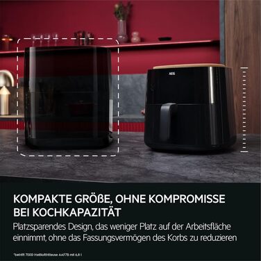 Аерофритюрниця AEG Serie 7000 AAF7B чорна, 6.8 л