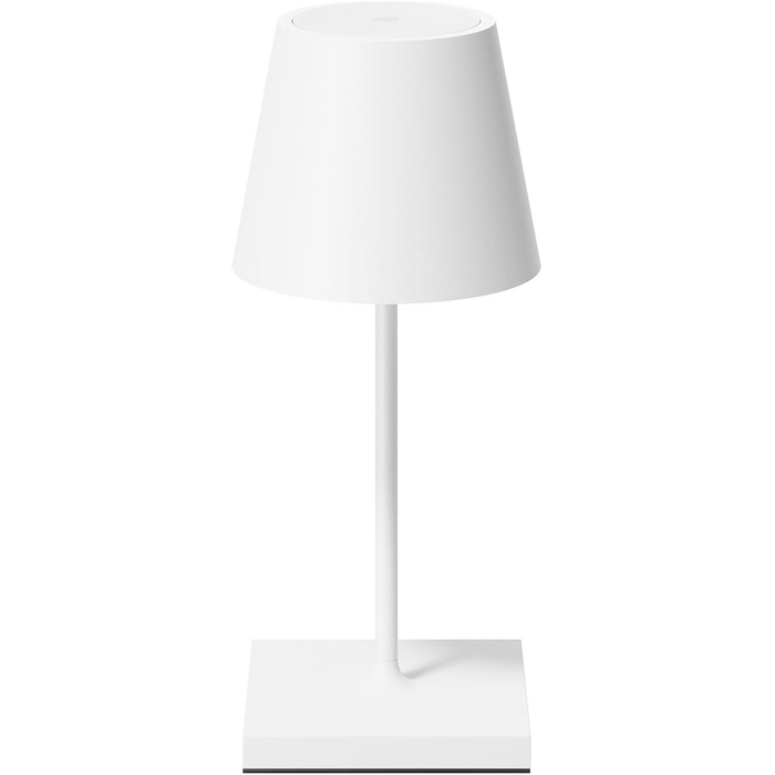 Світлодіодна акумуляторна настільна лампа SIGOR Nuindie 2.0 mini, димірується, для дому та вулиці, IP54, USB-C, 25 см, 12 годин роботи, біла